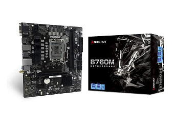 Материнская плата Socket-1700 Biostar B760MX2-E (B760) 2*DDR5 HDMI DVI VGA mATX