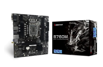Материнская плата Socket-1700 Biostar B760MX2-E (B760) 2*DDR5 HDMI DVI VGA mATX