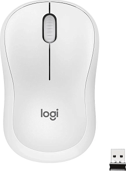 Мышь беспроводная Logitech M221 Wireless Silent White