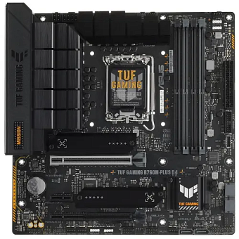 Материнская плата Socket-1700 ASUS TUF GAMING B760M-PLUS (B760) 4*DDR5 HDMI DP mATX