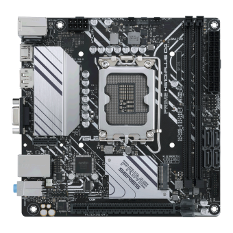 Материнская плата Socket-1700 ASUS PRIME H610I-PLUS D4-CSM (H610) 2*DDR4 1*PCI-Ex16 M.2 HDMI DP VGA mini-ITX