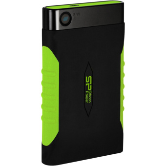 Внешний жесткий диск 1Tb Silicon Power Armor A15 2.5" USB3.0 Black-Green