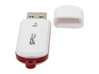 Флешка 8Gb Silicon Power LuxMini 320 USB white