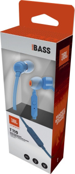 Наушники проводные JBL T110 jack 3.5mm Blue