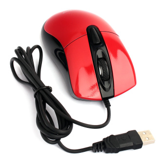 Мышь проводная Gembird MOP-415-R USB Red