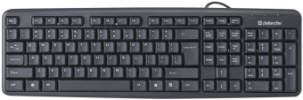 Клавиатура проводная Defender Element HB-520 Black