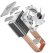 Кулер для процессора JONSBO CR-1400 4-pin 1700/AM5 160W White