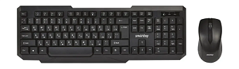 Комплект беспроводной (клавиатура+мышь) Smartbuy ONE 230346AG Wireless Black-Grey