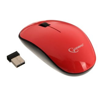 Мышь беспроводная Gembird MUSW-111 Wireless Optical 1200dpi Coral