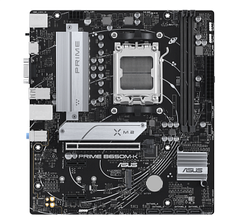 Материнская плата Socket AM5 ASUS PRIME B650M-K (B650) 2*DDR5 VGA HDMI mATX