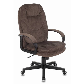Кресло Бюрократ CH-868N Fabric (ткань, мех. качания, крест. пластик, до 120 кг) коричневый