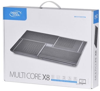 Подставка для ноутбука 17" DEEPCOOL Multi Core X8 Black