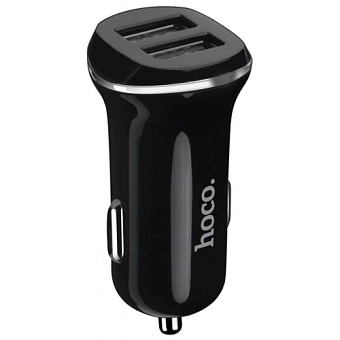 Автомобильное зарядное устройство Hoco Z1 USB, черный