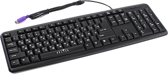 Клавиатура проводная Oklick 180M PS/2 Black