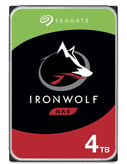 Жесткий диск SATA 4Tb Seagate NAS IronWolf 5400rpm 256Mb SATA-3