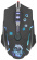 Мышь проводная Defender GM-170L Killer (3200dpi переключаемая подсветка коврик в комплекте ) USB Black