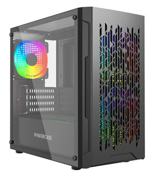 Корпус Powercase Mistral Micro D3B ARGB mATX Bllack