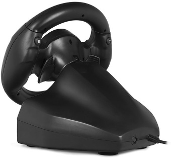 Руль SVEN GC-W300 (рулевое колесо, подрулевые переключатели, 2 педали, 10 кнопок, ПК)