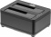 Док-станция AgeStar 3UBT8 (2*2.5"/3.5" HDD, clone, блок питания) Black