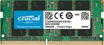 Модуль памяти SODIMM DDR4 8Gb PC4-25600 3200MHz Crucial