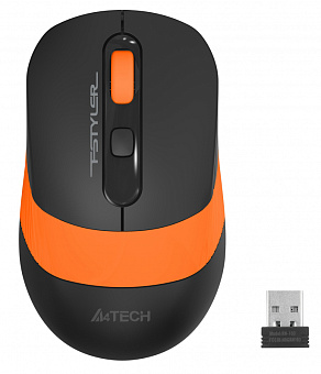 Мышь беспроводная A4Tech Fstyler FG10 2000dpi Black-Orange