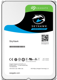 Жесткий диск SATA 4Tb Seagate Skyhawk 5400rpm 256Mb SATA-3