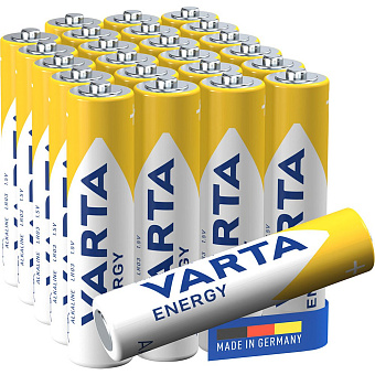 Элемент питания AAA, 1.5V, 24шт, Varta Energy LR03 BOX24