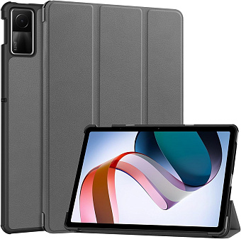 Чехол для планшета Xiaomi Redmi Pad SE 11" - TriFold чехол-книжка серый