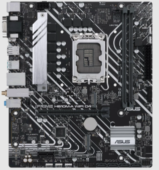 Материнская плата Socket-1700 ASUS PRIME H610M-A WIFI (H610) 2*DDR5 M.2 HDMI VGA DP mATX