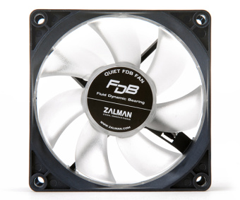 Вентилятор для корпуса 80mm Zalman ZM-F1 FDB (SF) (80x80x25мм, 1300-2000об/мин, 18-23дБ)