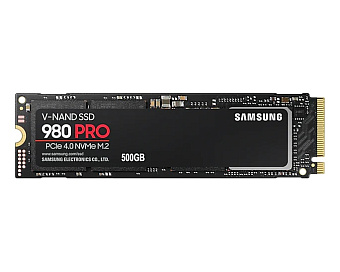 Накопитель SSD M.2 500Gb Samsung 980 PRO (PCI-E 4.0 x4, 6900/5000 Мбайт/сек)