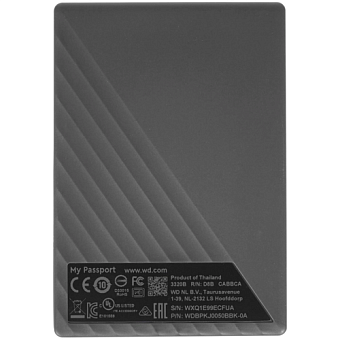 Внешний жесткий диск 5Tb WD My Passport  WDBPKJ0050BBK-WESN 2.5" USB3.0 Black