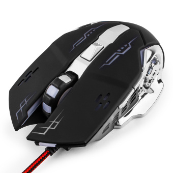 Мышь проводная Гарнизон GM-710G 1600dpi  USB Black