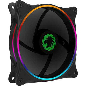 Вентилятор для корпуса 120mm GameMAX FN12RAINBOW-W (120х120х25мм, RGB, гидродинамический подшипник)