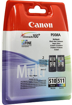 Картридж струйный Canon PG-510/CL-511 для PIXMA 240/260/280, многоцветный