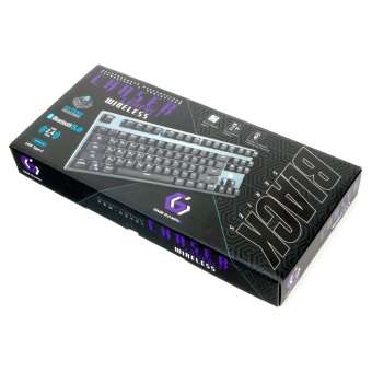 Клавиатура беспроводная Gembird KBW-G540L Bluetooth Silver