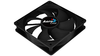 Вентилятор для корпуса 120mm Aerocool Force 12  Black (3-pin/4-pin, 120х120х25мм, 23.7дБ, 1000об/мин)