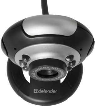 Веб-камера Defender C-110 (CMOS 0.3 Мп, 54 °, 640 x 480, 1.4 м) USB