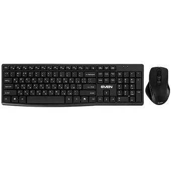 Комплект беспроводной (клавиатура+мышь) SVEN KB-C3500W USB Wireless Black