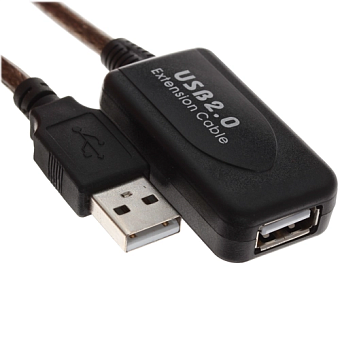 Кабель USB2.0 Am < - > Af удлинительный 10.0м, Cablexpert UAE-01-10M, активный