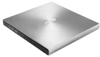 Внешний привод DVDRW ASUS [SDRW-08U7M-U] USB2.0 Silver DVD-RAM DVD±R/RW DVD±R/R DL CD-R/RW RTL