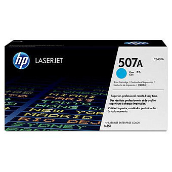 Картридж лазерный HP 507A (CE401A) для HP Enterprise M551, 6000 стр. голубой