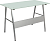 Стол компьютерный Tetchair GD-04 [White (белый)] столешница из зак. стекла 8 мм + металлокаркас