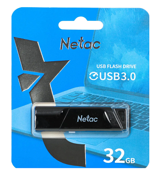 Флешка 32Gb Netac U336S USB3.0 пластиковая с защитой от записи