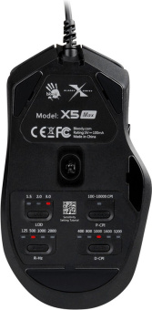 Мышь проводная A4Tech Bloody X5 Max 10000dpi Black