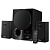 Акустическая система SVEN MS-2080 (2x15W+ 40W, дерево, Bluetooth, SD, FM, USB, ПДУ) black