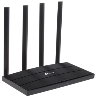 Wi-Fi роутер TP-Link Archer C6U AC1200, 5 ГГц, 1000 Мбит/с, USB, черный