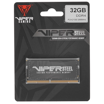Модуль памяти SODIMM DDR4 32Gb PC4-21300 2666MHz Patriot