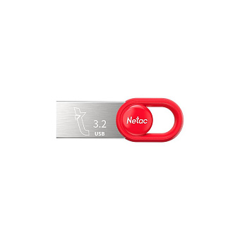 Флешка 64Gb Netac UM2 USB3.2 миниатюрная пластиковая, красный
