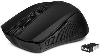 Мышь беспроводная Sven RX-350W Wireless SoftTouch Black
